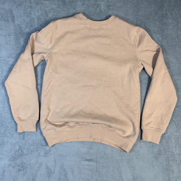 Disney Winnie the Pooh Graphic Sweatshirt Women's XS Beige Crewneck Pullover - Picture 2 of 6